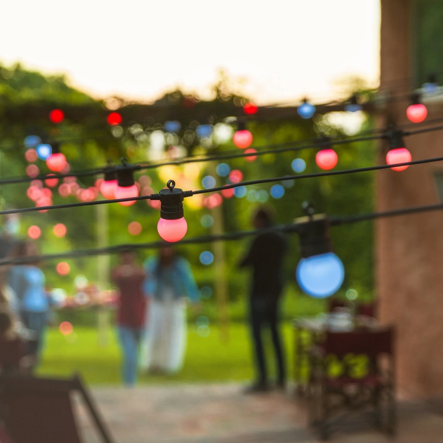 Twinkly - LED RGB Himmennettävä ulko koristeellinen ketju FESTOON 20xLED 14m IP44 Wi-Fi