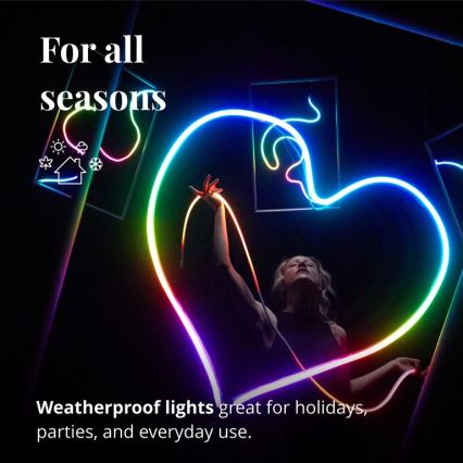 Twinkly - LED RGB Himmennettävä nauha FLEX 200xLED 2 m Wi-Fi