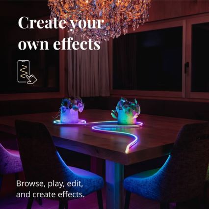 Twinkly - LED RGB Himmennettävä nauha FLEX 200xLED 2 m Wi-Fi