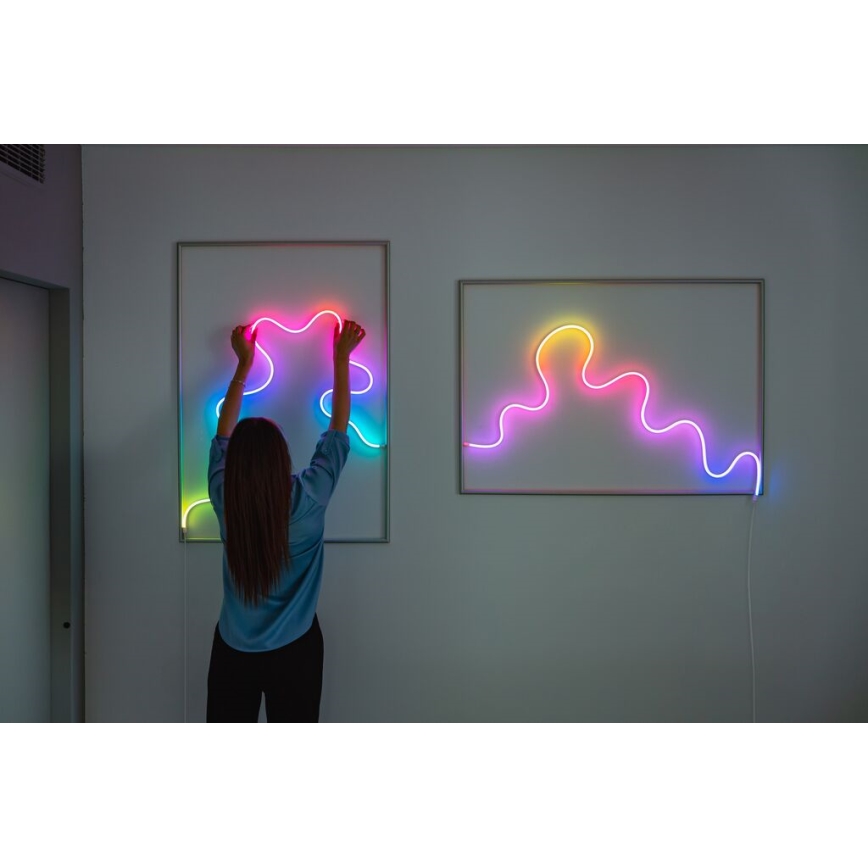 Twinkly - himmennettävä RGB-LED-nauha FLEX 300×LED 3 m Wi-Fi