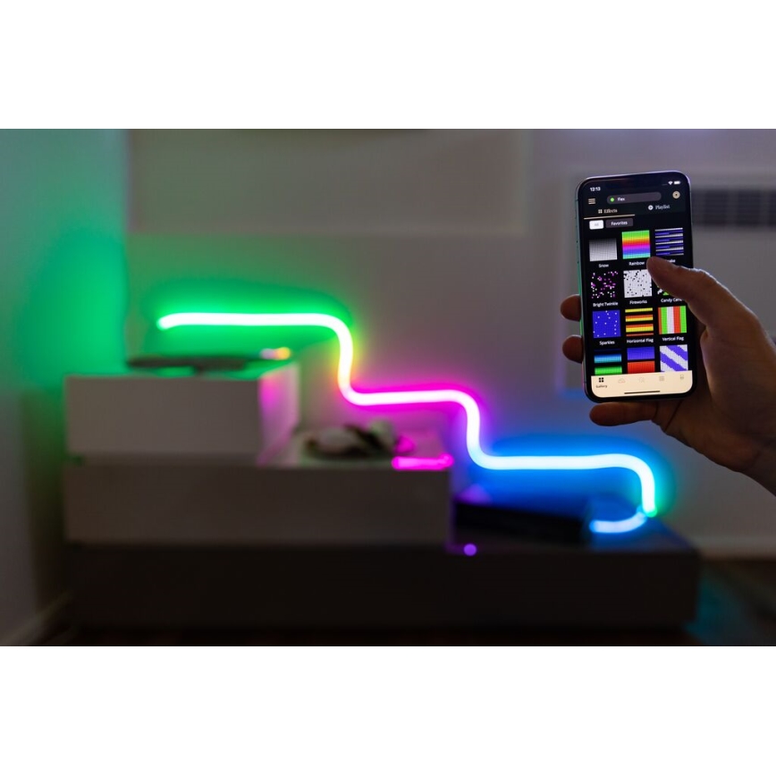 Twinkly - himmennettävä RGB-LED-nauha FLEX 300×LED 3 m Wi-Fi