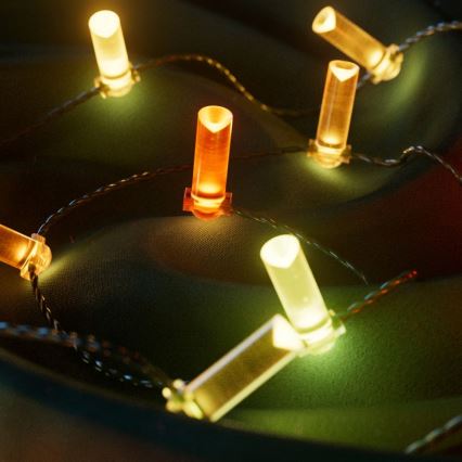 Twinkly - LED RGB himmennettävä joulukoristevalosarja CANDIES 200xLED 14 m USB Wi-Fi
