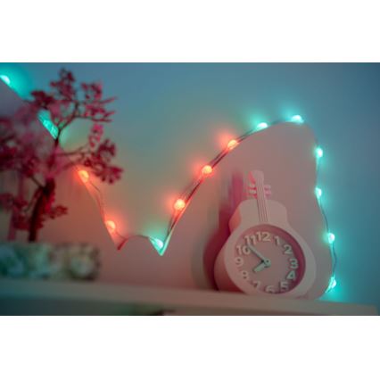 Twinkly - himmennettävä RGB-LED-valosarja CANDIES 200xLED 14 m USB Wi-Fi