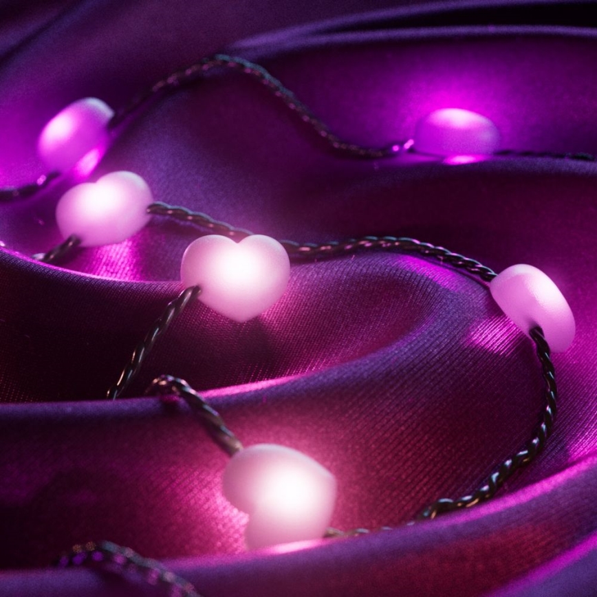Twinkly - himmennettävä RGB-LED-valosarja CANDIES 200xLED 14 m USB Wi-Fi