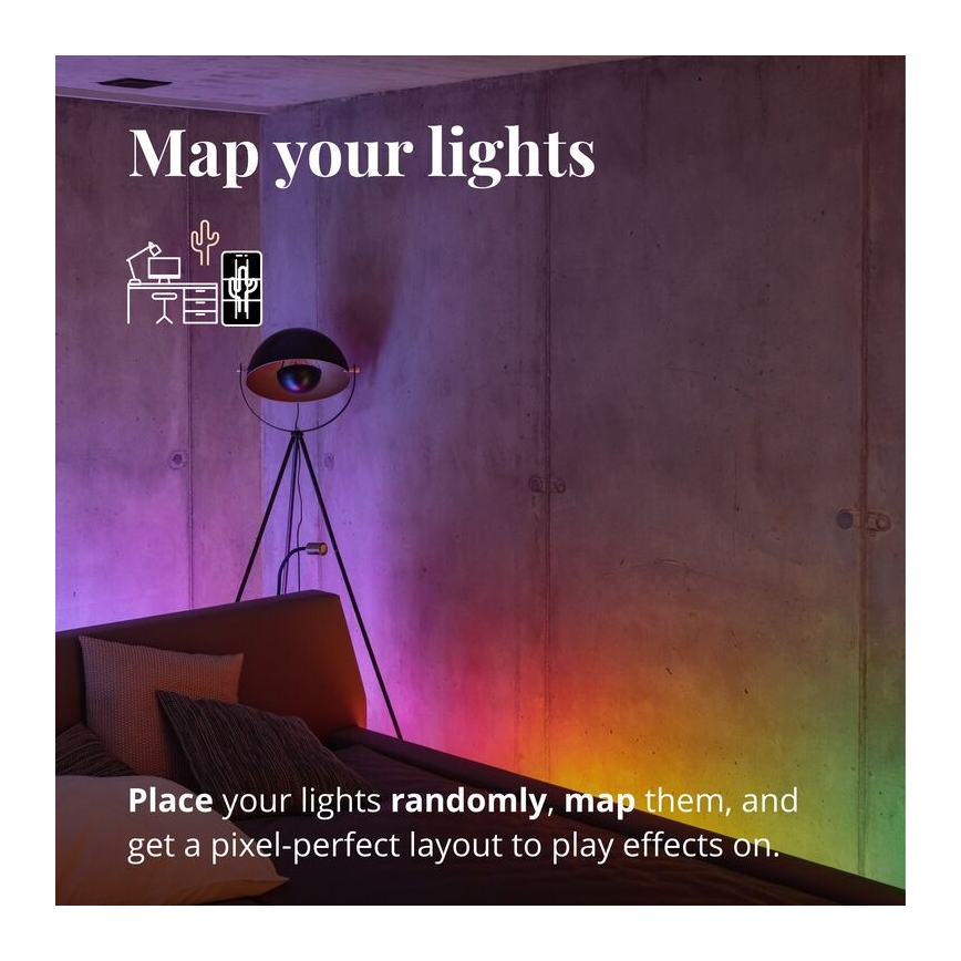 Twinkly - LED RGB Himmennettävä nauha LINE 100xLED 1,5 m Wi-Fi