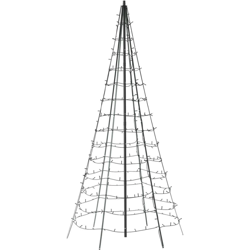 Twinkly - LED RGBW himmennettävä ulkokäyttöön tarkoitettu joulukuusi LIGHT TREE 750xLED 4m IP44 Wi-Fi