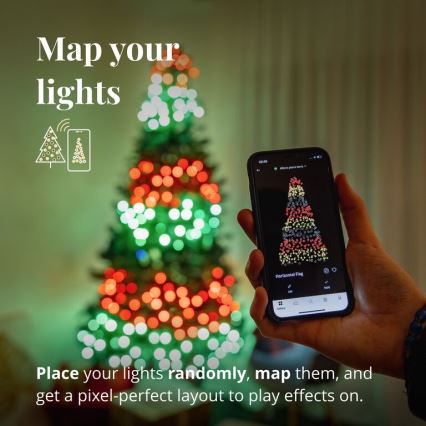 Twinkly - LED RGBW himennettävä ulkokäyttöinen jouluvalosarja STRINGS 250xLED 23,5m IP44 Wi-Fi