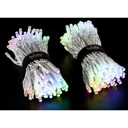 Twinkly - himmennettävä ulkokäyttöinen LED RGBW-valosarja STRINGS 250 LED 23,5 m IP44 Wi-Fi