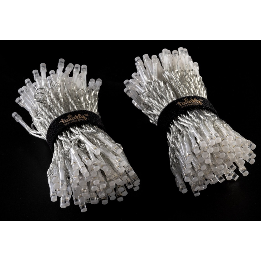 Twinkly - LED RGBW Himmennettävä ulko Jouluketju STRINGS 250xLED 23,5m IP44 Wi-Fi