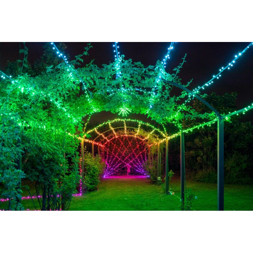 Twinkly - LED RGB Himmennettävä ulko Jouluketju STRINGS 250xLED 23,5m IP44 Wi-Fi