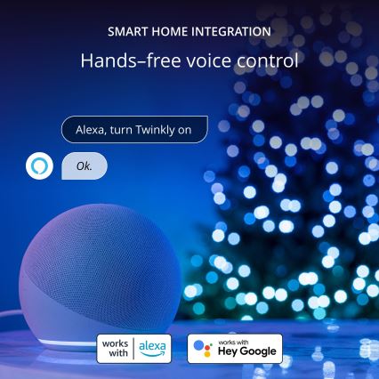 Twinkly - LED RGB himmennettävä ulkokäyttöön tarkoitettu joulukoristevalosarja STRINGS 750xLED 63,5m IP44 Wi-Fi