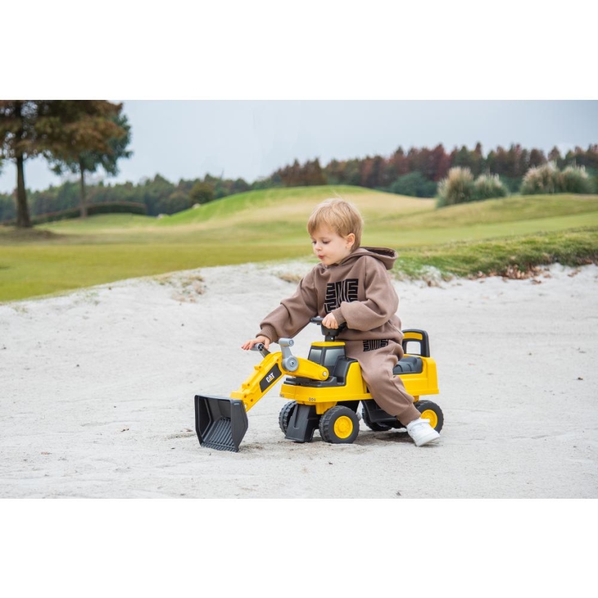 Työntöpyörä kuormaaja CAT 2xAA keltainen/musta