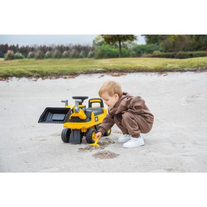 Työntöpyörä kuormaaja CAT 2xAA keltainen/musta