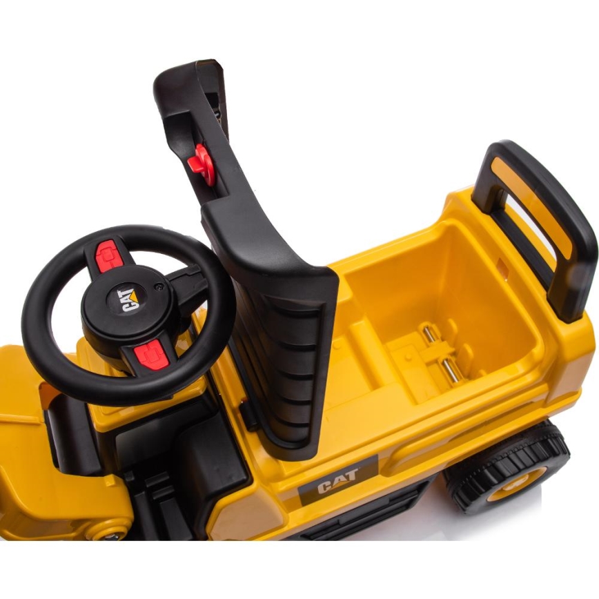 Työntöpyörä kuormaaja CAT 2xAA keltainen/musta