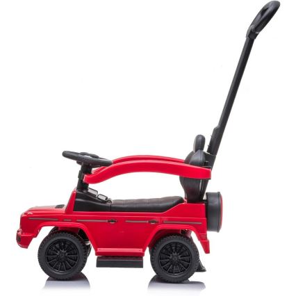 Työntöpyörä Mercedes G350d 3in1 2xAA punainen/musta