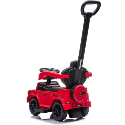 Työntöpyörä Mercedes G350d 3in1 2xAA punainen/musta