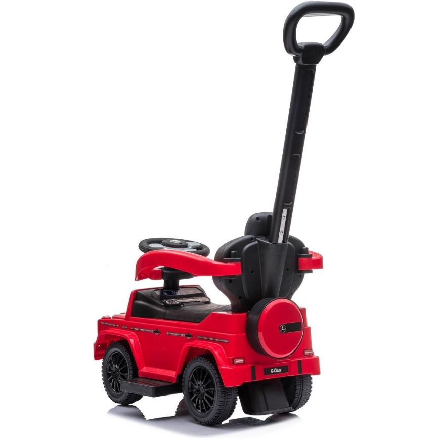 Työntöpyörä Mercedes G350d 3in1 2xAA punainen/musta