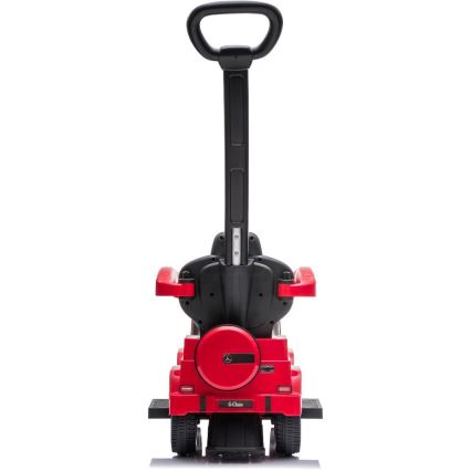 Työntöpyörä Mercedes G350d 3in1 2xAA punainen/musta