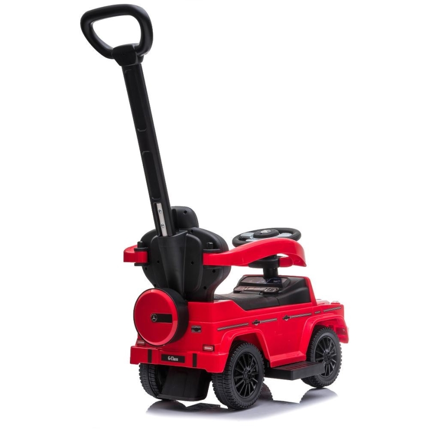 Työntöpyörä Mercedes G350d 3in1 2xAA punainen/musta