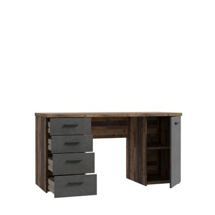 Työpöytä ARENO ruskea/grafiitti