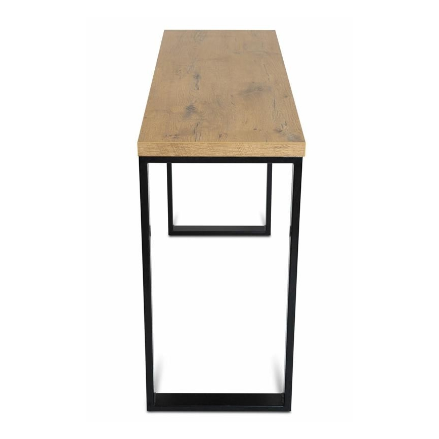 Työpöytä BLAT 120x40 cm musta/ruskea