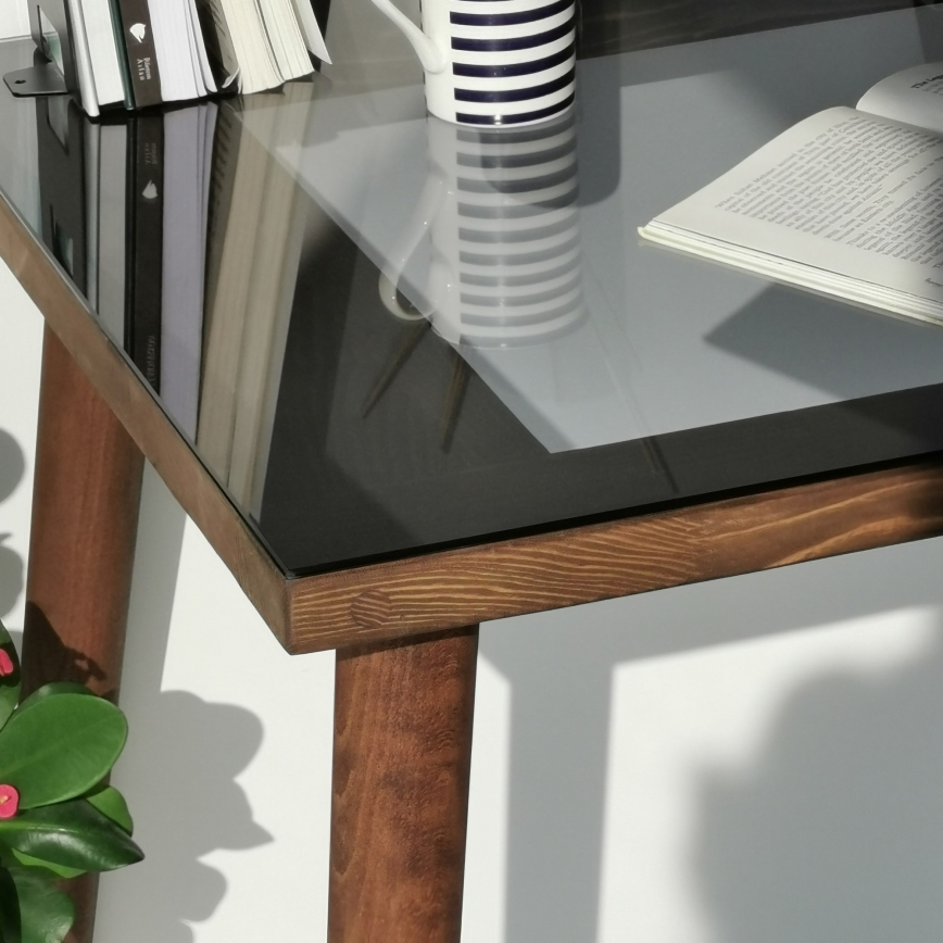 Työpöytä COZY 73x110 cm mänty/musta