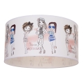 Tyttöjen kattovalaisin GIRLS VIBES 1xE27/60W/230V Ø 40 cm