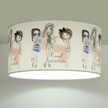 Tyttöjen kattovalaisin GIRLS VIBES 1xE27/60W/230V Ø 40 cm