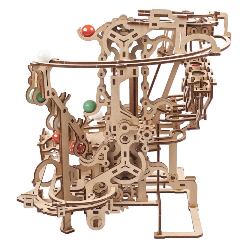 Ugears - 3D puinen mekaaninen palapeli Marmorinen juoksuketju