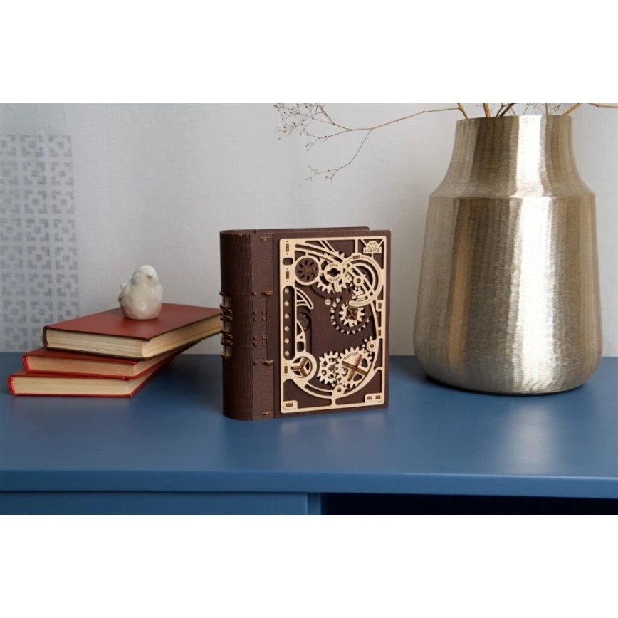 Ugears - 3D puinen mekaaninen palapeli Salaisuuksien kirja