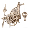 Ugears - 3D puinen mekaaninen palapeli Seinäkello Aero