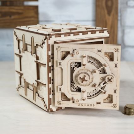 Ugears - 3D puinen mekaaninen palapeli Turvallinen