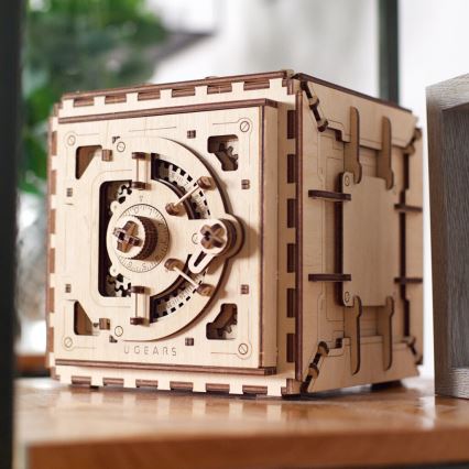 Ugears - 3D puinen mekaaninen palapeli Turvallinen