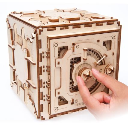 Ugears - 3D puinen mekaaninen palapeli Turvallinen