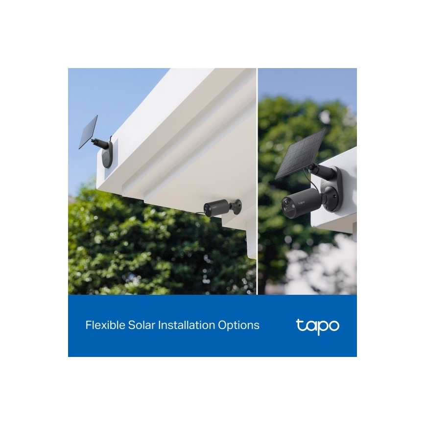 Ulkoinen aurinkokamera IP65 Wi-Fi
