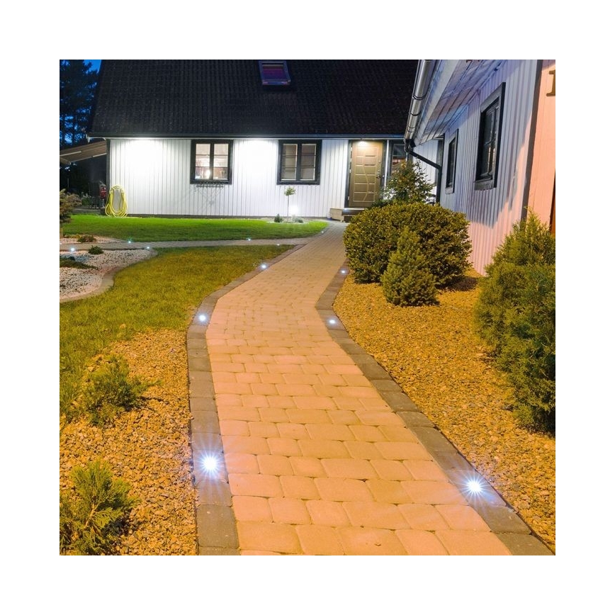 Ulkokäyttöön tarkoitettu lattiavalaisin 1xGU10/35W/230V IP67