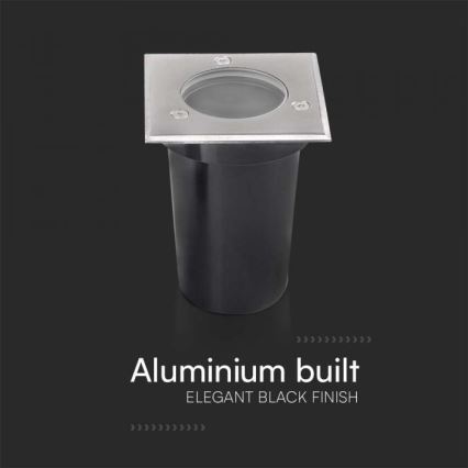 Ulkokäyttöön tarkoitettu lattiavalaisin 1xGU10/35W/230V IP67