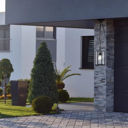 Ulkokattokruunu MALMO 1xE27/15W/230V musta IP44