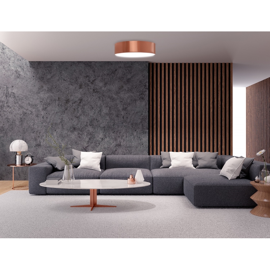 Ulkokattovalaisin anturilla CLEO 2xE27/24W/230V d. 30 cm kupari IP54