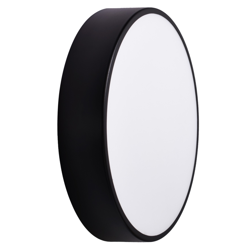 Ulkokattovalaisin anturilla CLEO 3xE27/24W/230V d. 40 cm musta IP54