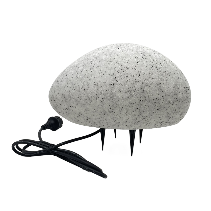 Ulkokäyttöinen koristevalaisin LUMISTONE 1xE27/15W/230V IP65, halkaisija 31,8 cm