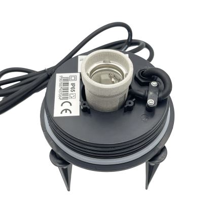 Ulkokäyttöinen koristevalaisin LUMISTONE 1xE27/15W/230V IP65, halkaisija 31,8 cm