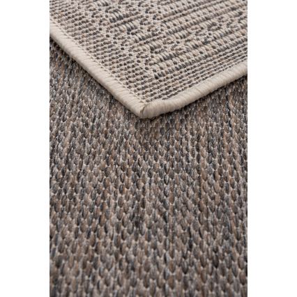 Ulkokäyttömatto EXPRESS NEW OUTDOOR 80x150 cm harmaa/beige