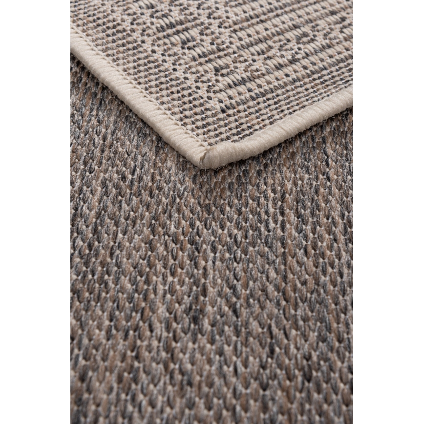 Ulkokäyttömatto EXPRESS NEW OUTDOOR 80x150 cm harmaa/beige