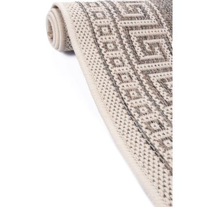 Ulkokäyttömatto EXPRESS NEW OUTDOOR 80x150 cm harmaa/beige