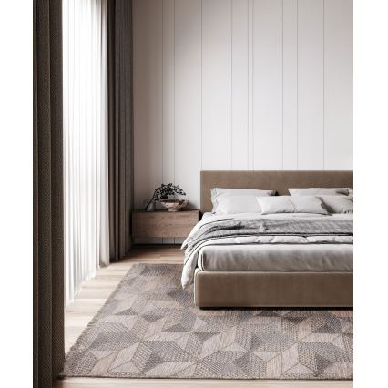 Ulkokäyttömatto ORIA 120x170 cm harmaa/beige