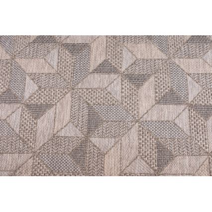 Ulkokäyttömatto ORIA 70x140 cm harmaa/beige