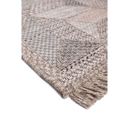 Ulkokäyttömatto ORIA 70x140 cm harmaa/beige