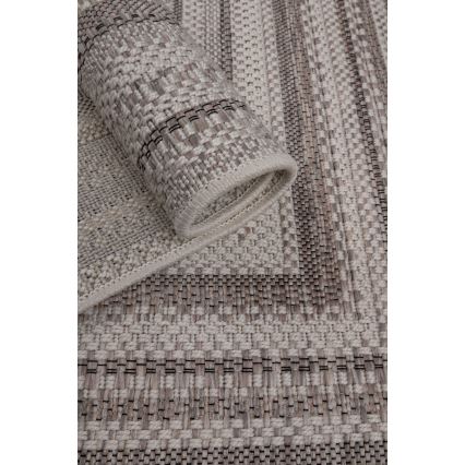 Ulkokäyttöön soveltuva ORIA-matto 200x280 cm, harmaa