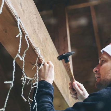 Ulkokäyttöön tarkoitettu haaroituskaapeli liitäntäketjuille 0,5 m IP44